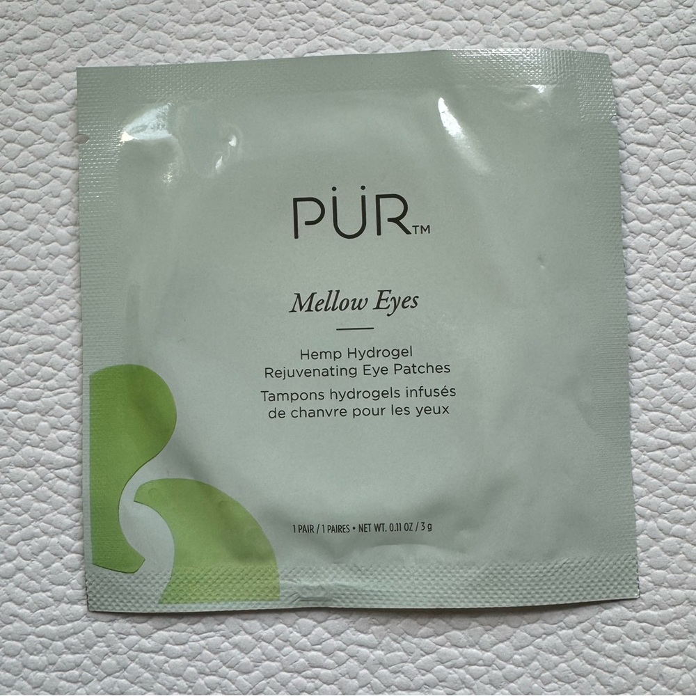 ❗️6/$25❗️Pur Mellow Eyes Hemp Hydrogel Rejuvenating Eye Patches
